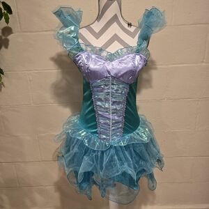 Disney Princess Ariel Blue Costume - Junior Lady Little Mermaid (L), Halloween.